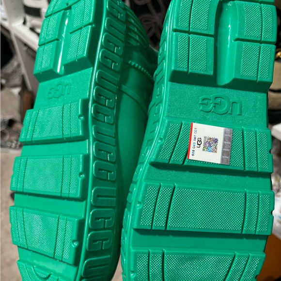 UGG rain boots EMERALD GREEN DRUZLITA BOOTIES - Picture 2 of 5